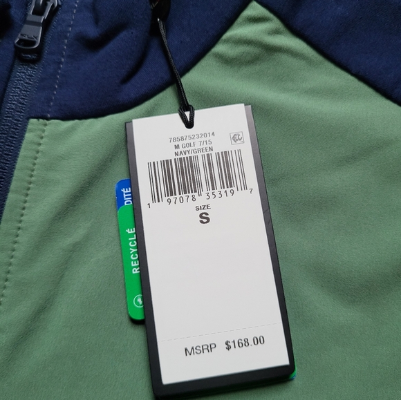 New Ralph Lauren RLX Golf Vest Mens Small Green Performance Stretch Full Zip - Picture 6 of 14